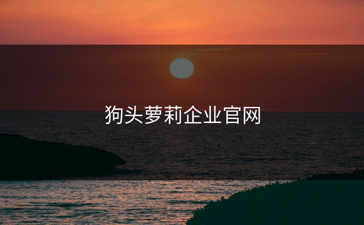 狗头萝莉企业官网
